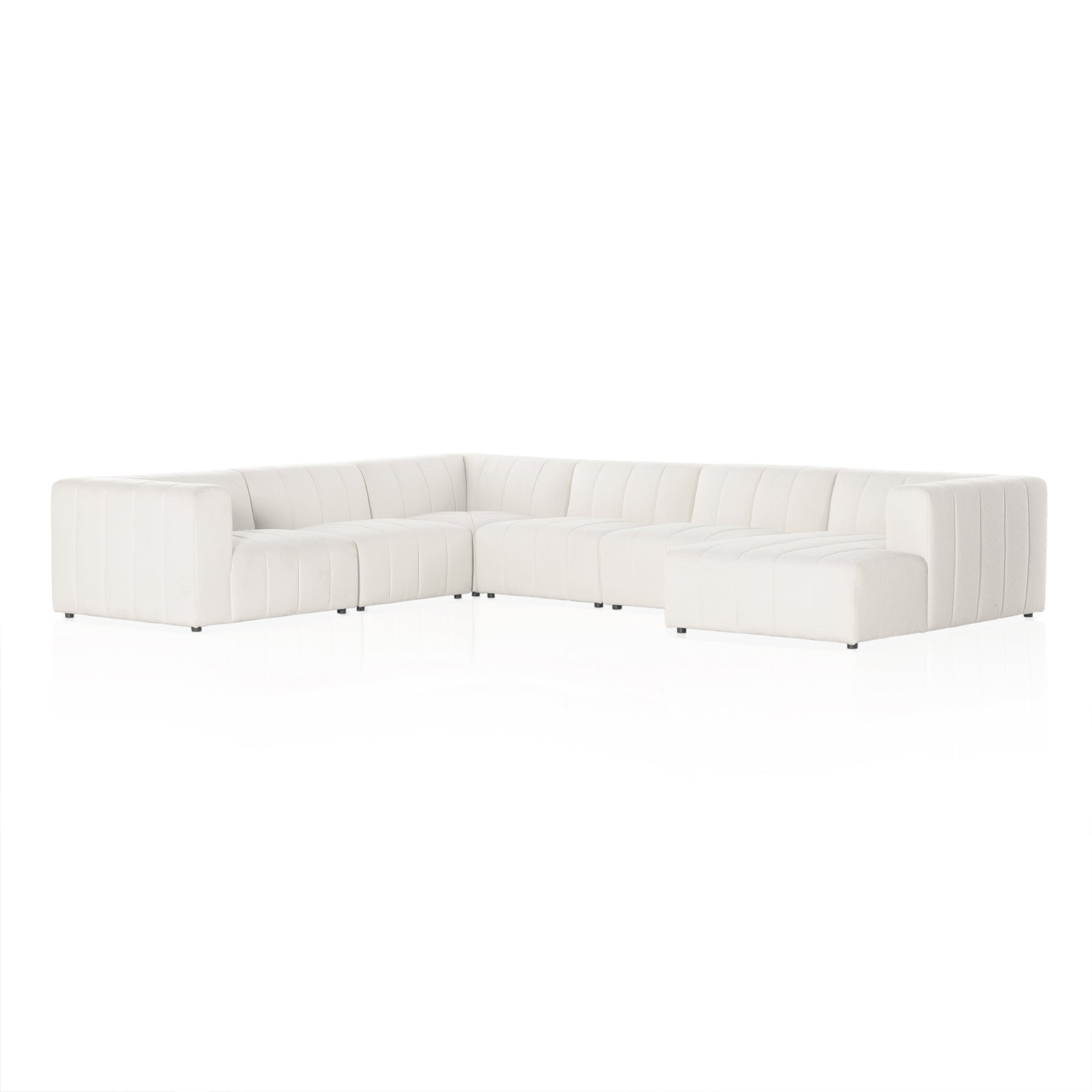 Langham Channeled 6-Piece Sectional Right Chaise