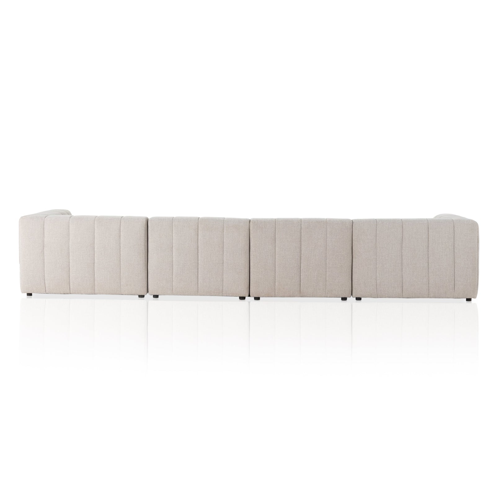 Langham Channeled 5-Piece Sectional Right Chaise