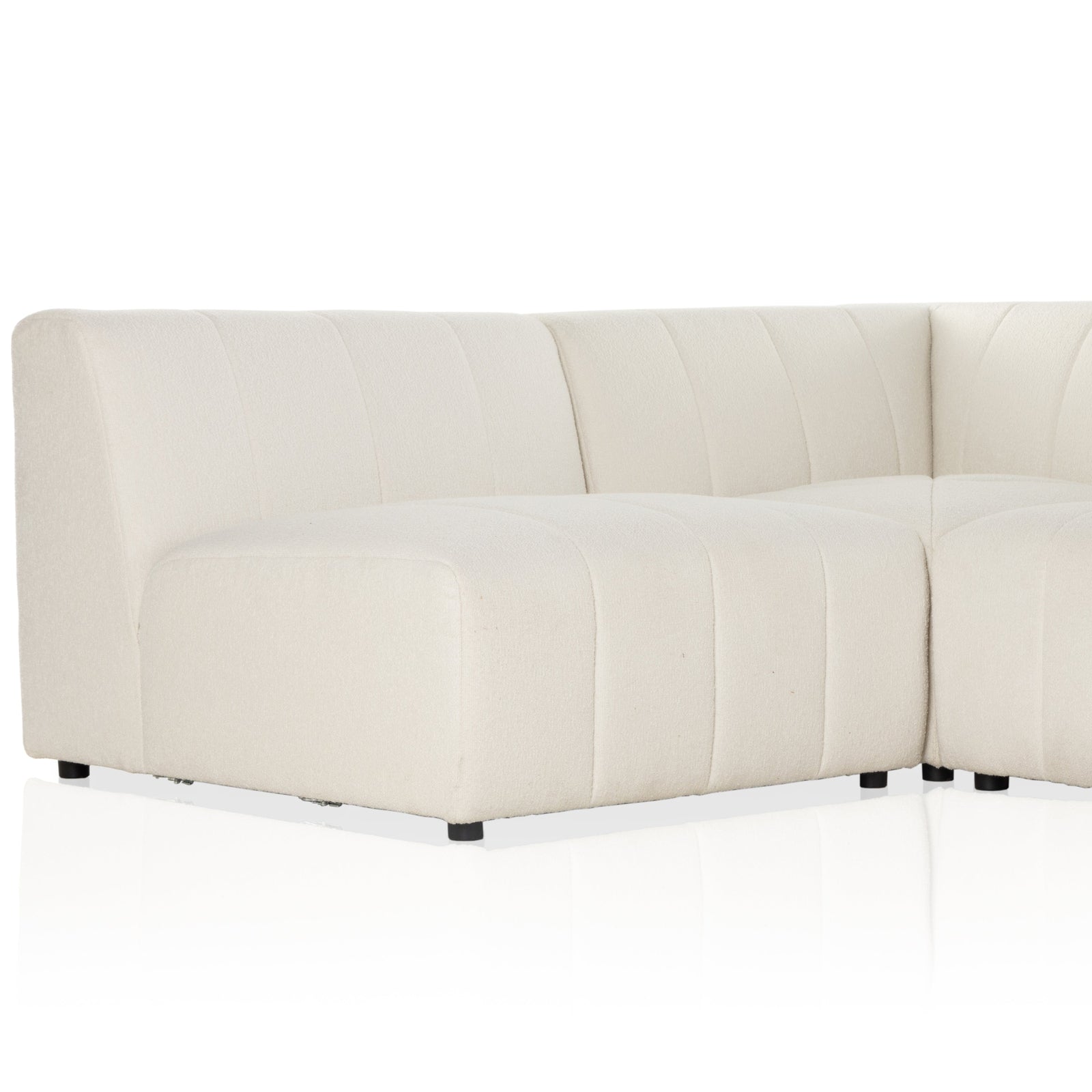 Langham Channeled 5-Piece Sectional Right Chaise