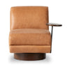 Bronwyn Swivel Chair with Side Table