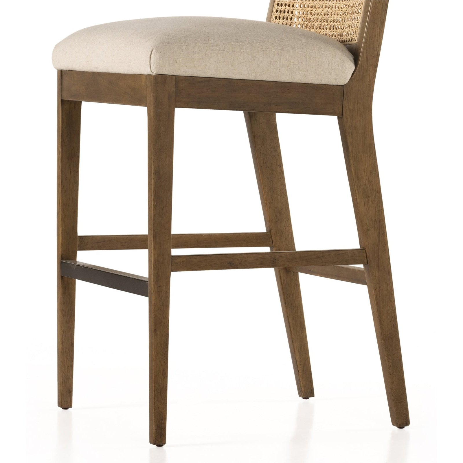 Four Hands Antonia Cane Armless Bar Stool