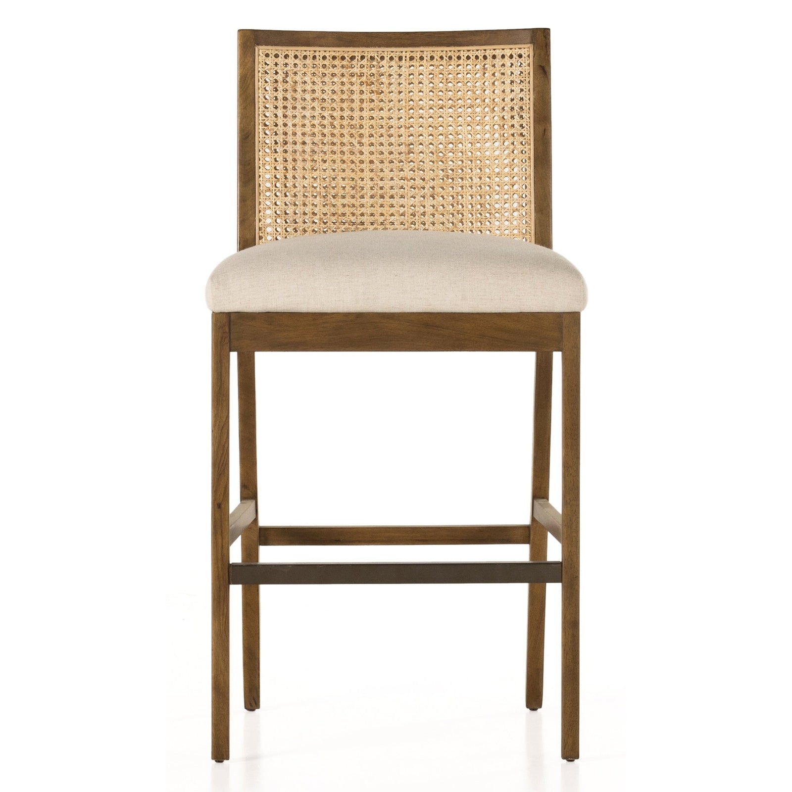 Four Hands Antonia Cane Armless Bar Stool