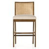 Four Hands Antonia Cane Armless Bar Stool