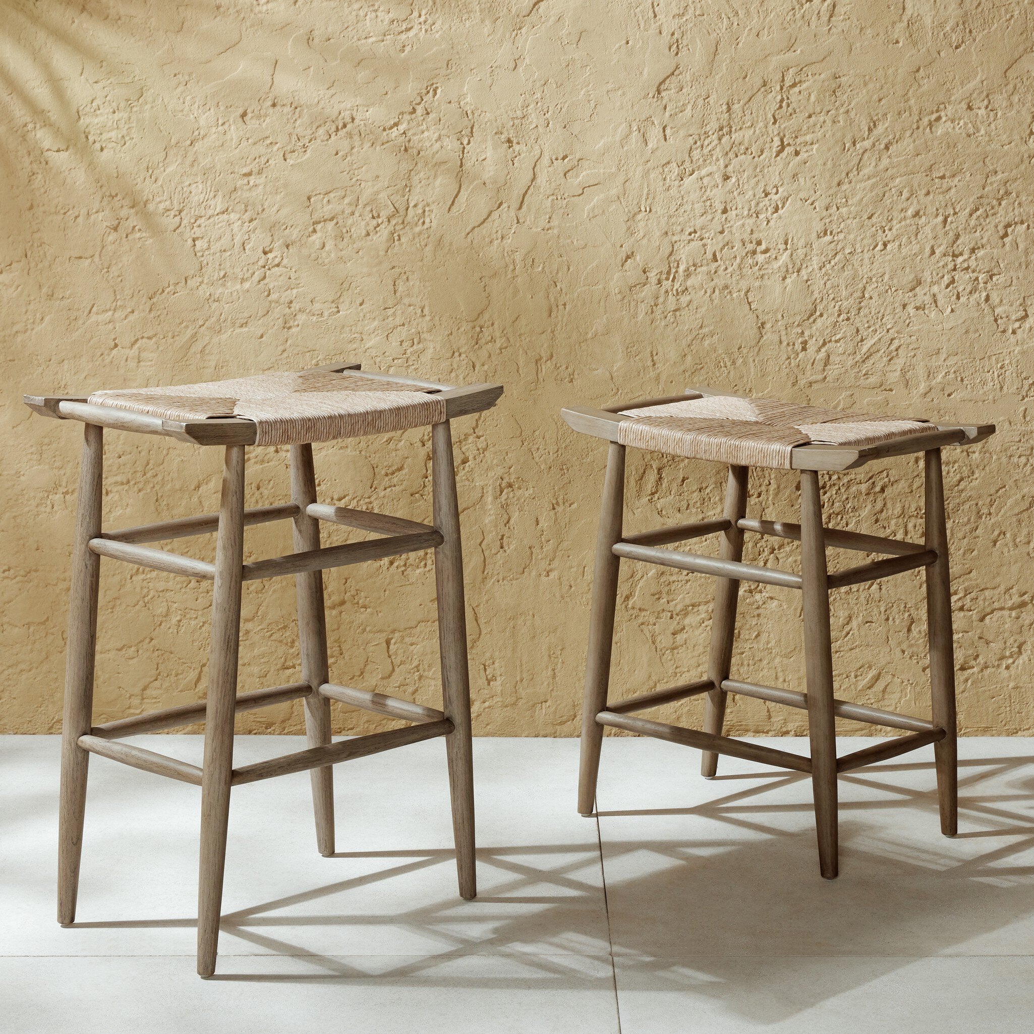 Four Hands Robles Outdoor Dining Stool DSC