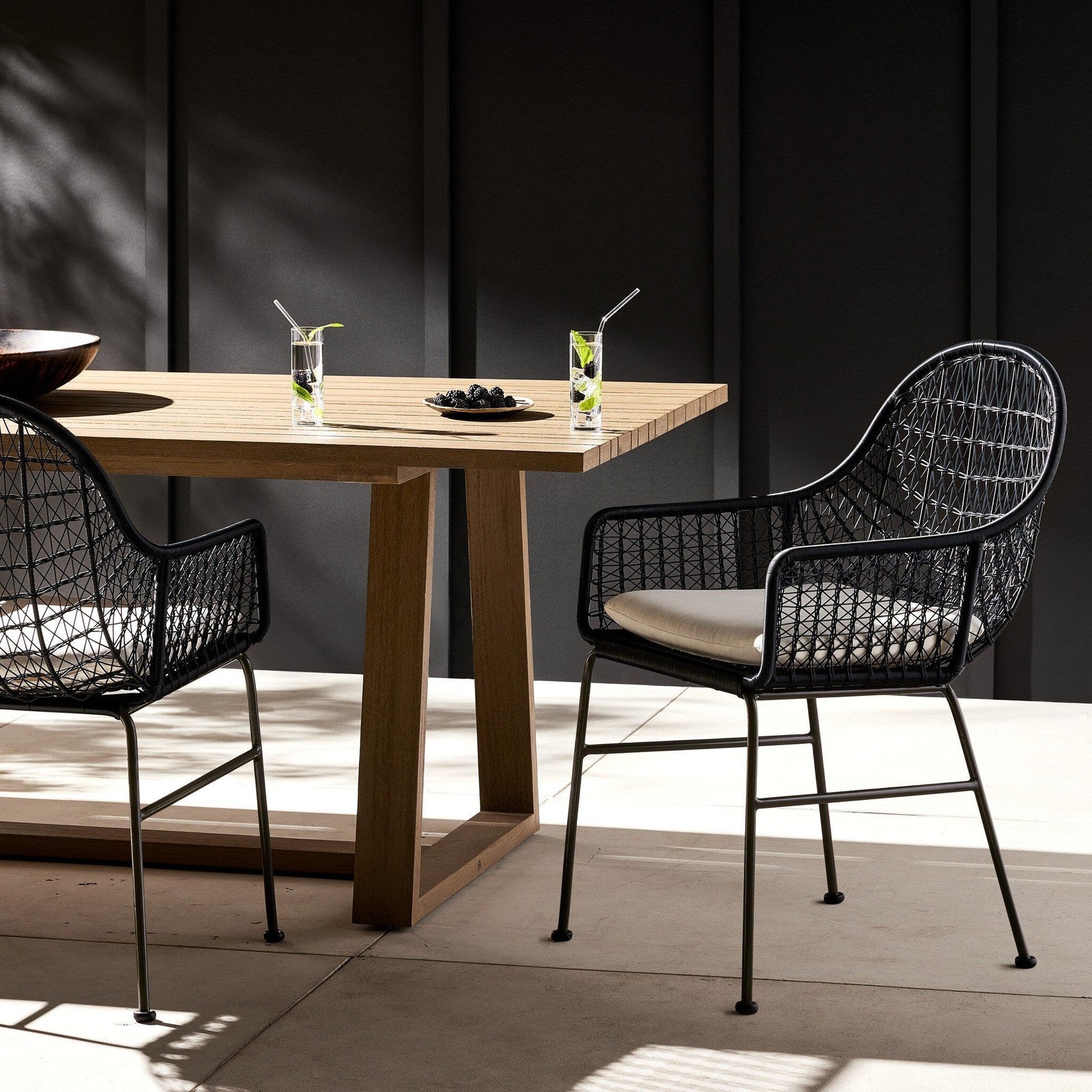 Four Hands Bandera Outdoor Woven Dining Chair