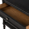 Toulouse Nightstand - Distressed Black