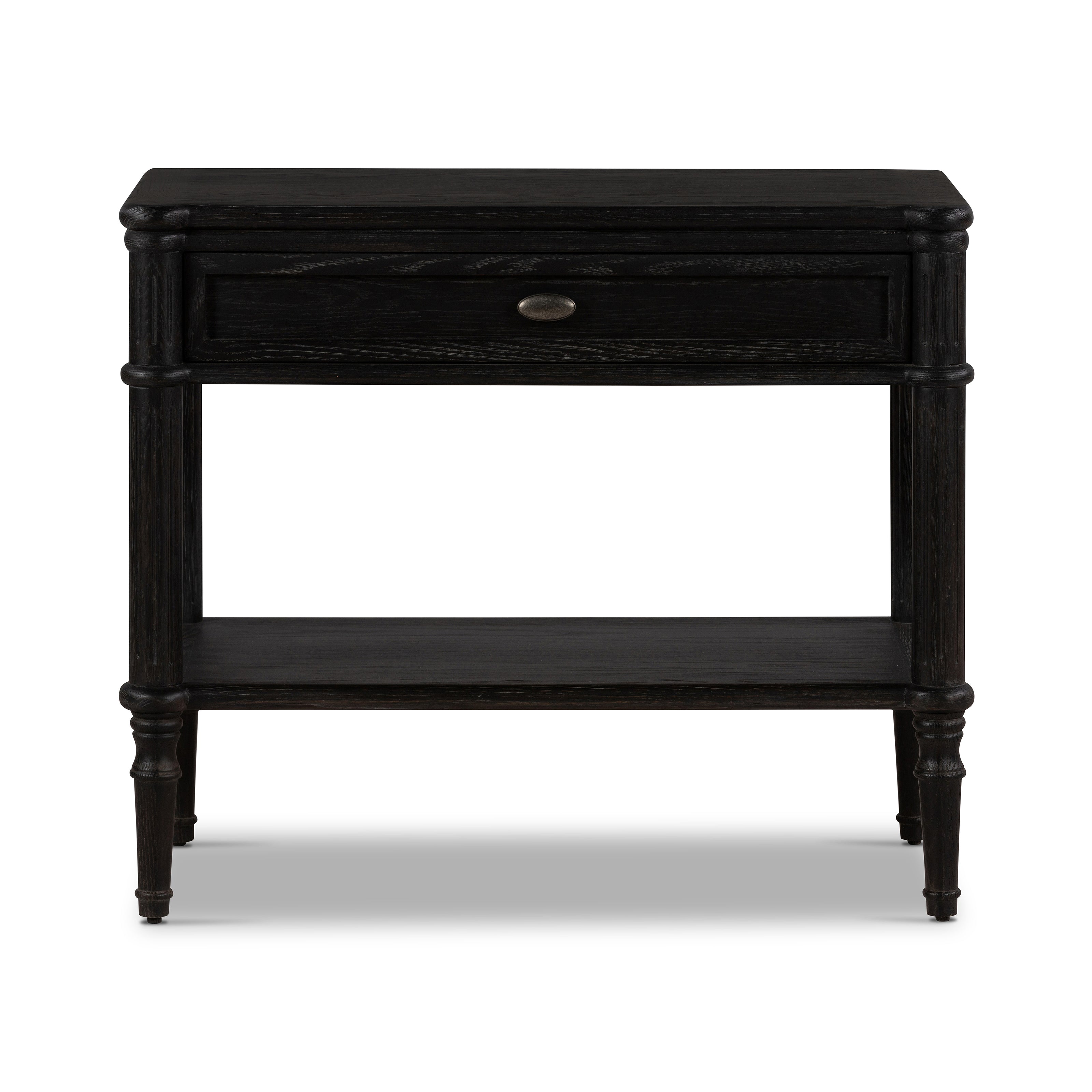 Toulouse Nightstand - Distressed Black