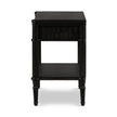 Toulouse Nightstand - Distressed Black