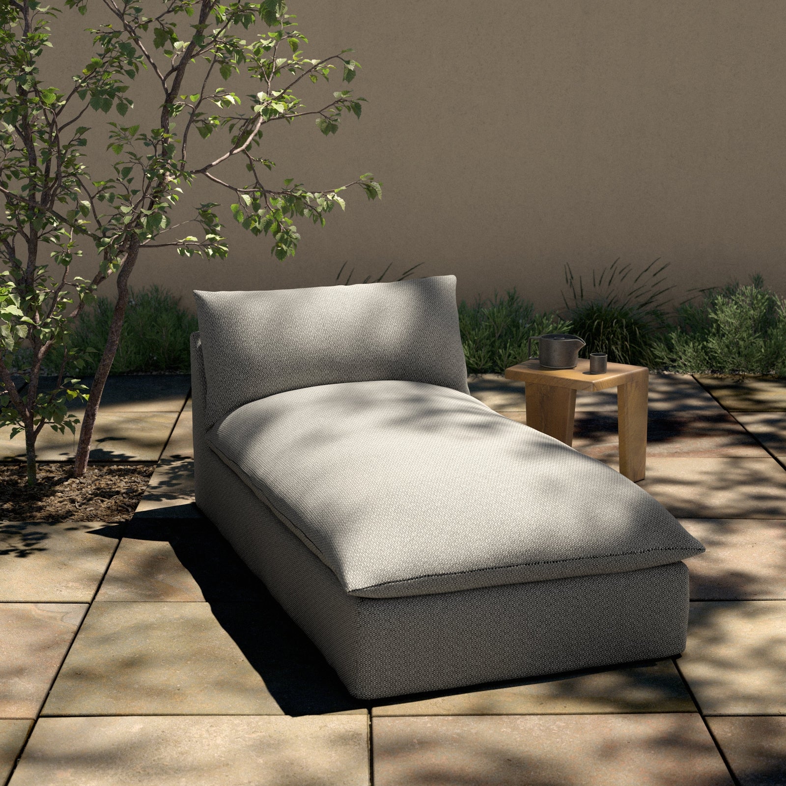 Grant Outdoor Chaise Piece