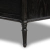 Toulouse 6 Drawer Dresser - Distressed Black