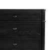 Toulouse 6 Drawer Dresser - Distressed Black