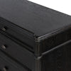 Toulouse 6 Drawer Dresser - Distressed Black