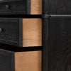 Toulouse 6 Drawer Dresser - Distressed Black