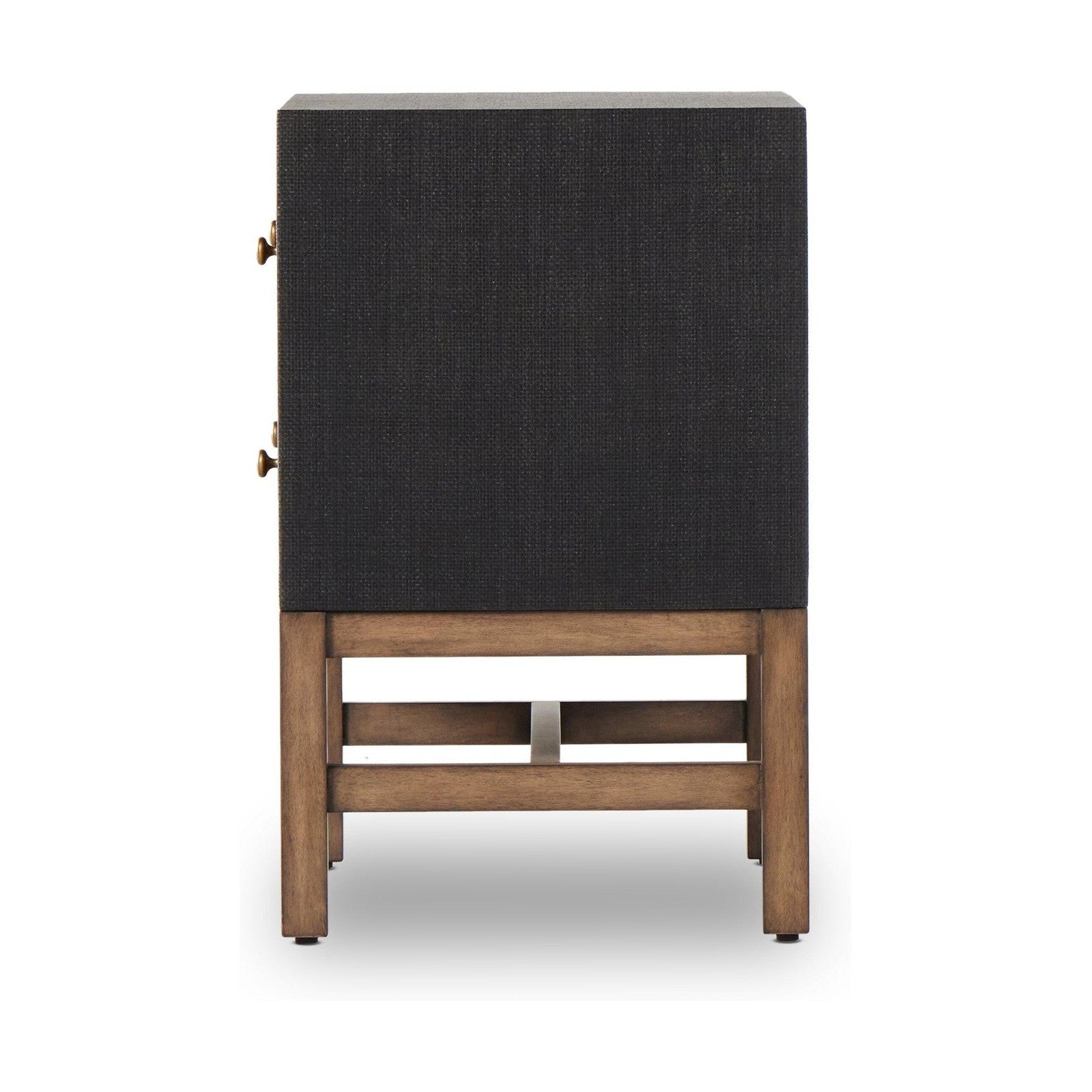 Fiona Nightstand-Black Raffia