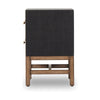 Fiona Nightstand-Black Raffia