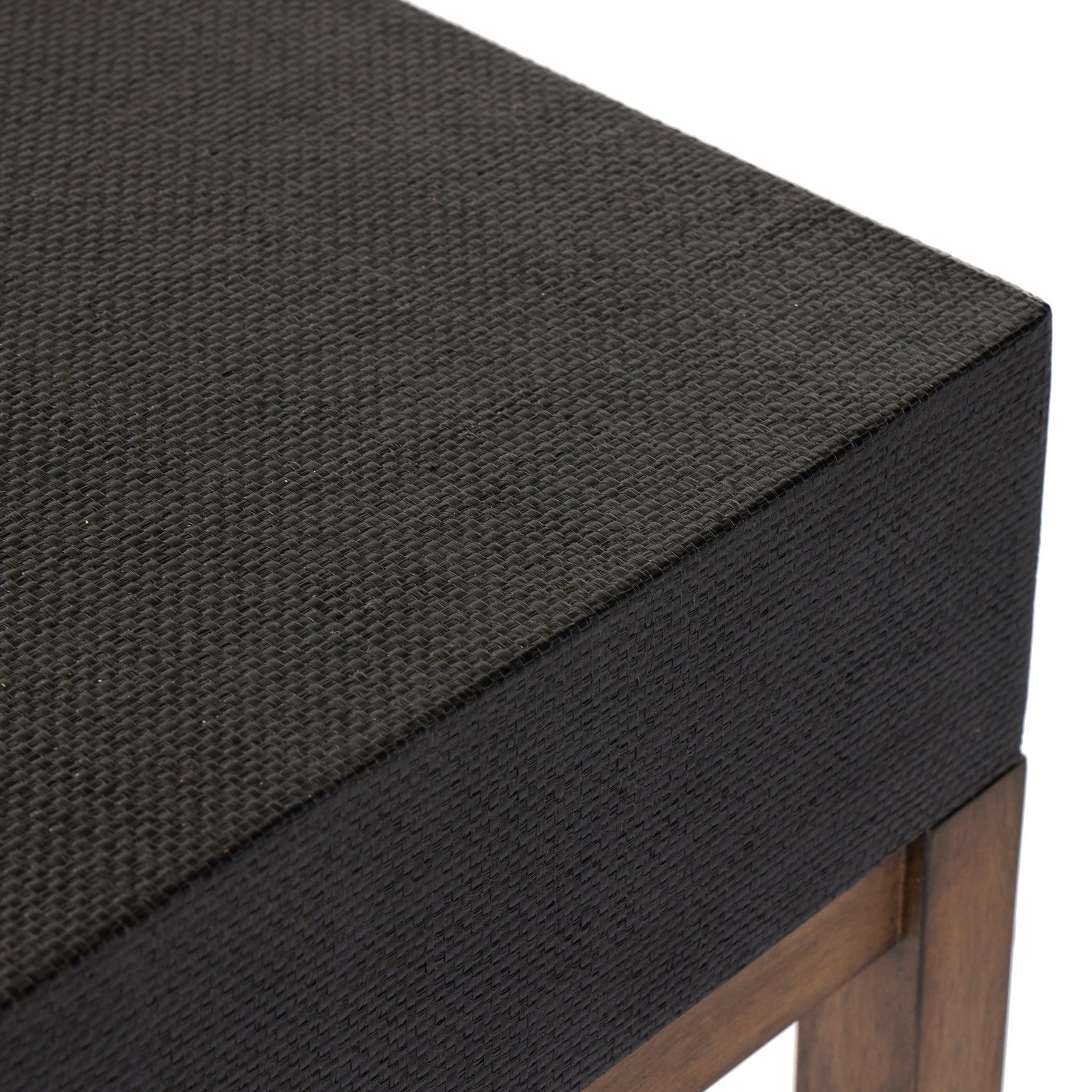 Fiona Desk-Black Raffia