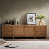 Gaines Media Console-Aged Light Pine