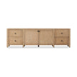 Gaines Media Console-Aged Light Pine