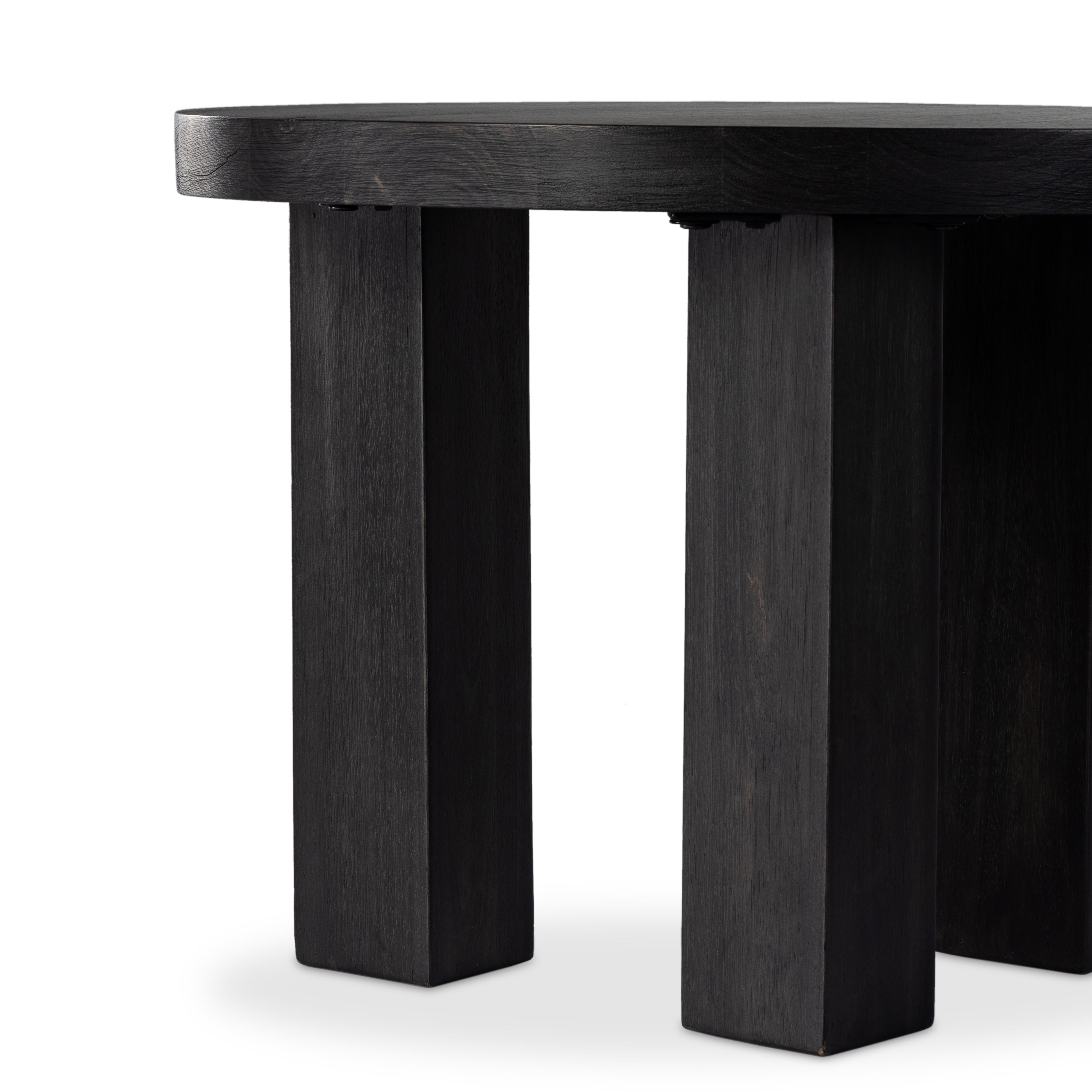 Mesa End Table - Ebony Parawood