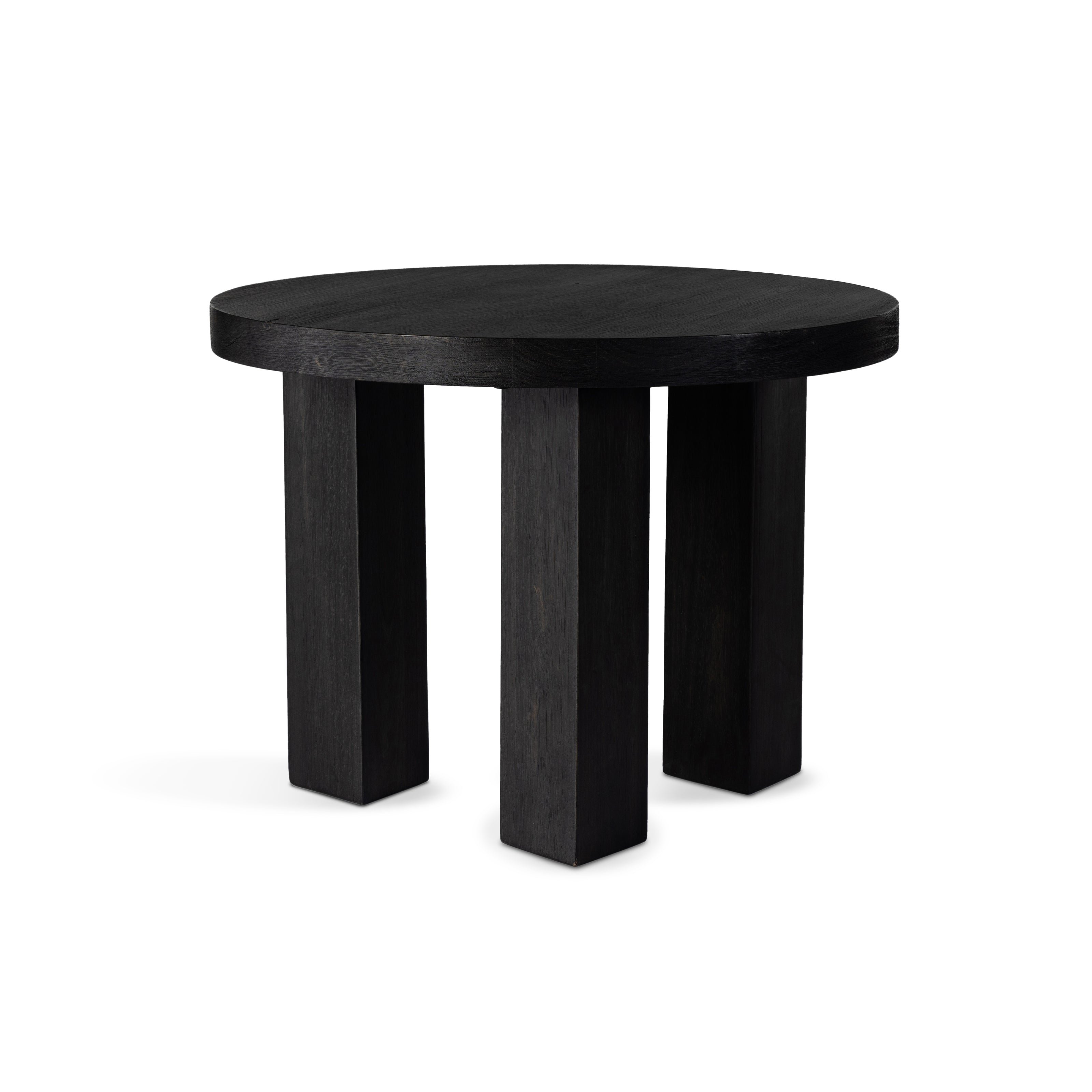 Mesa End Table - Ebony Parawood