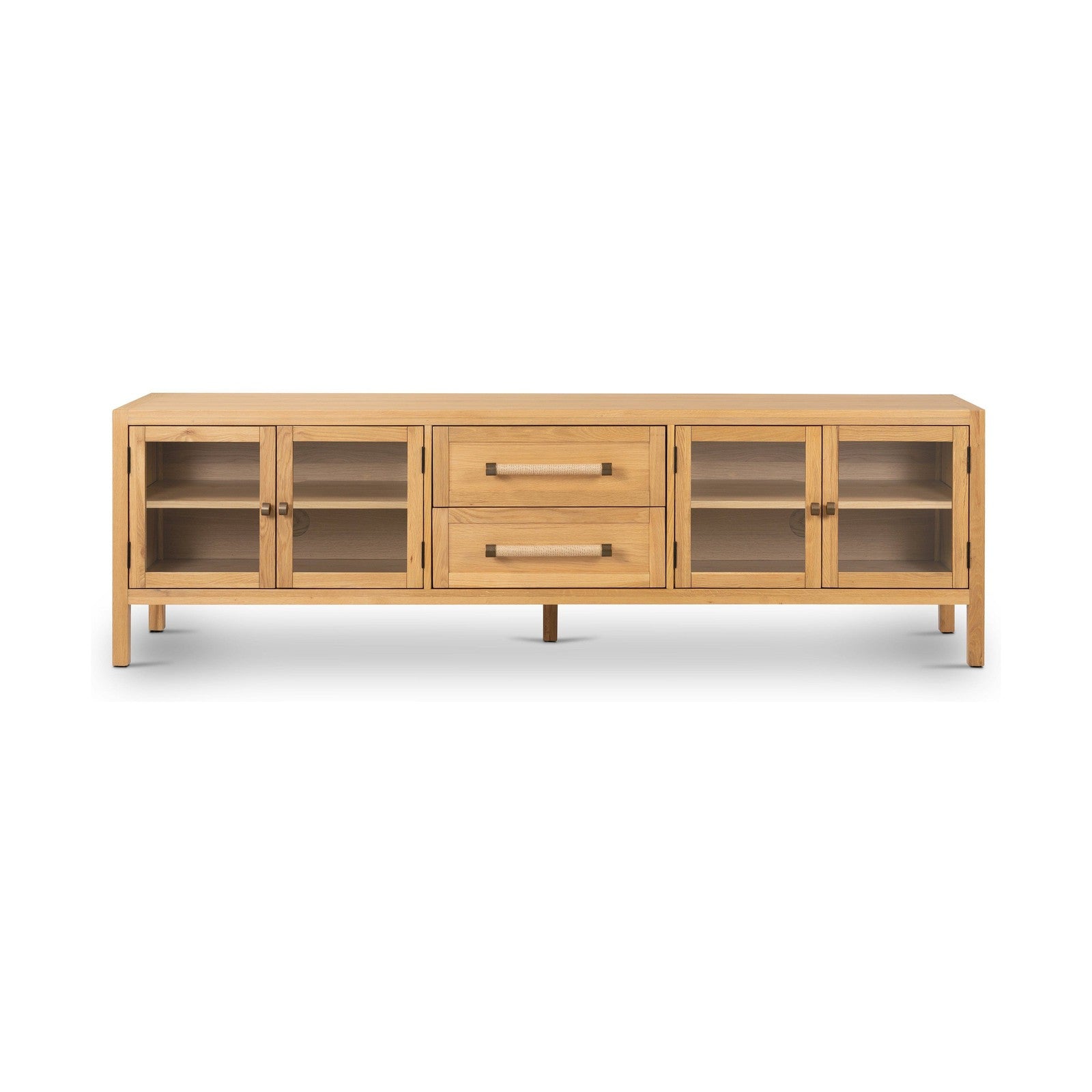 Laker Media Console-Light Oak Veneer