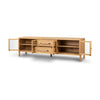 Laker Media Console-Light Oak Veneer