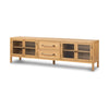 Laker Media Console-Light Oak Veneer