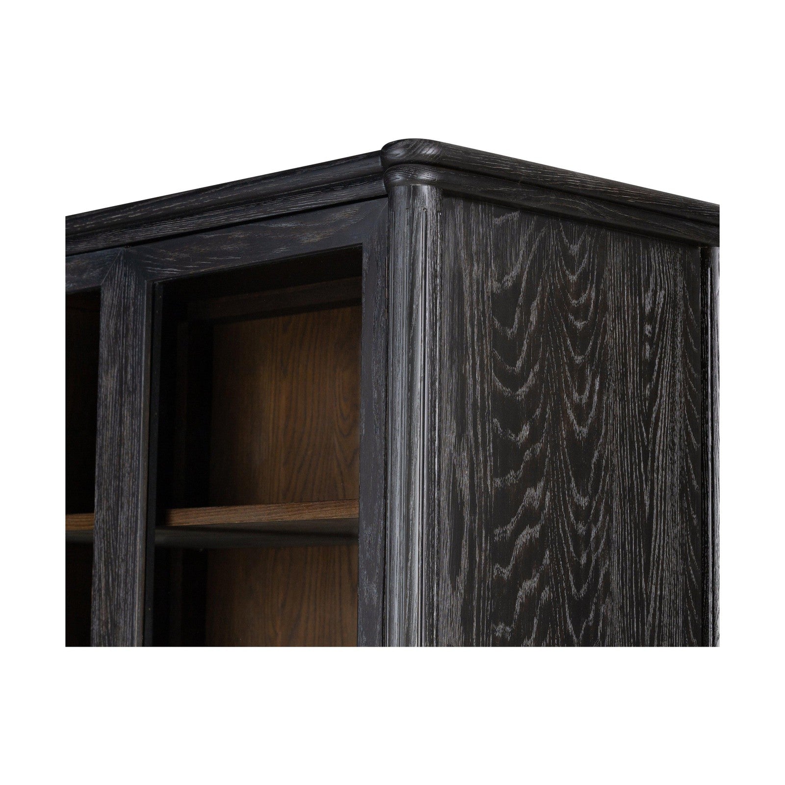 Toulouse Cabinet-Distressed Black Oak