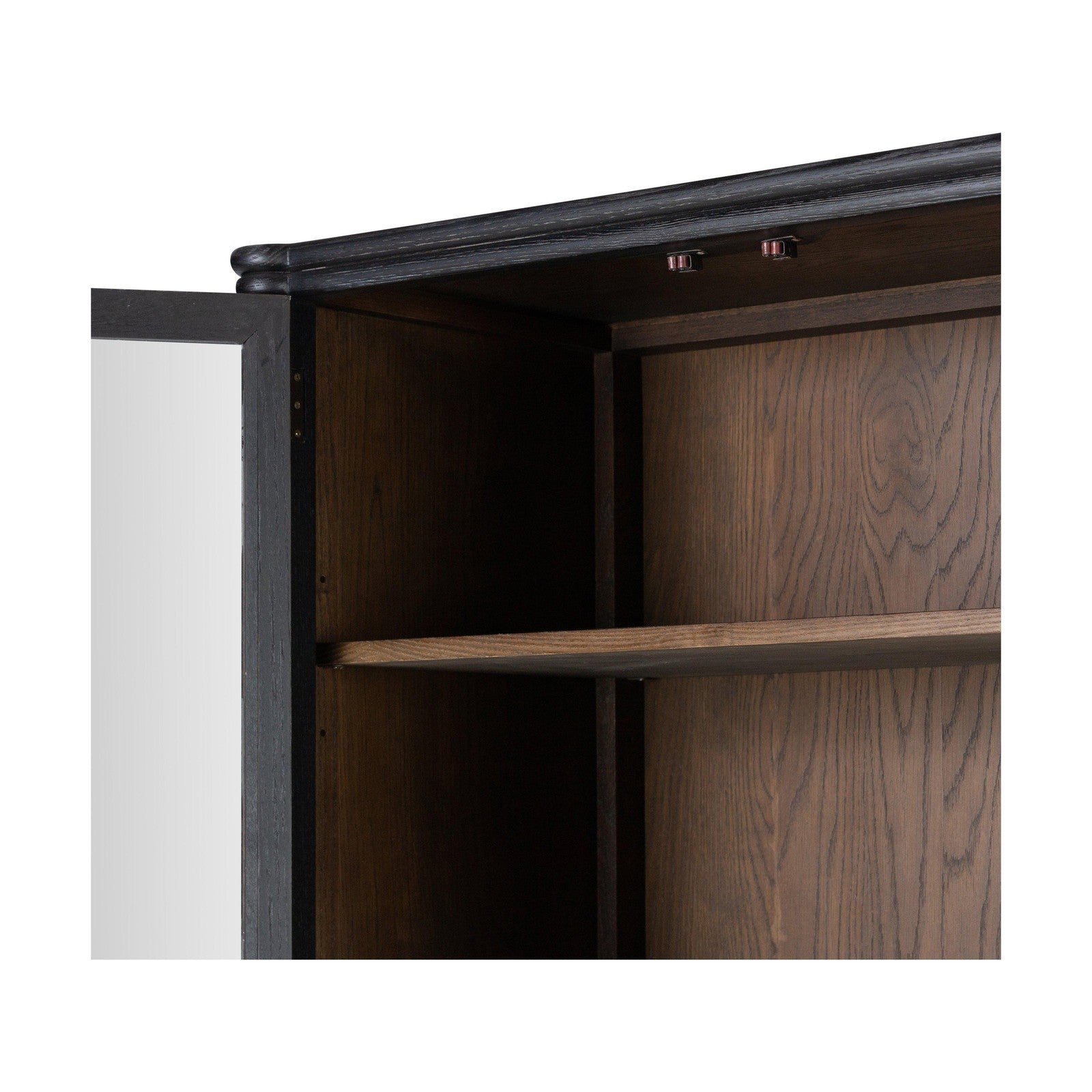 Toulouse Cabinet-Distressed Black Oak