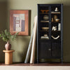 Toulouse Cabinet-Distressed Black Oak