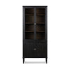 Toulouse Cabinet-Distressed Black Oak