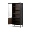 Toulouse Cabinet-Distressed Black Oak