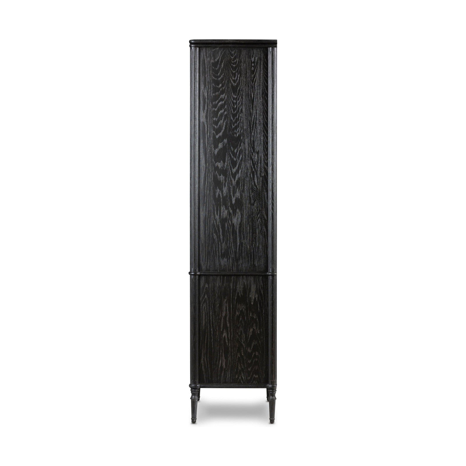 Toulouse Cabinet-Distressed Black Oak