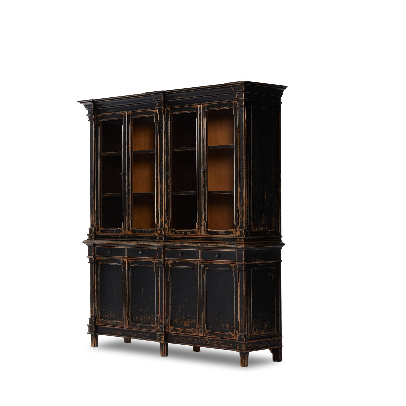 Marjorie Cabinet-Distressed Black
