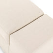 Wide Arm Slipcover Accent Bench