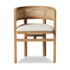 Cordoba Dining Armchair-Bergamo Parchmnt