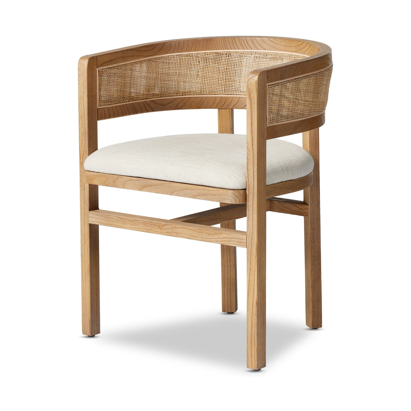 Cordoba Dining Armchair-Bergamo Parchmnt