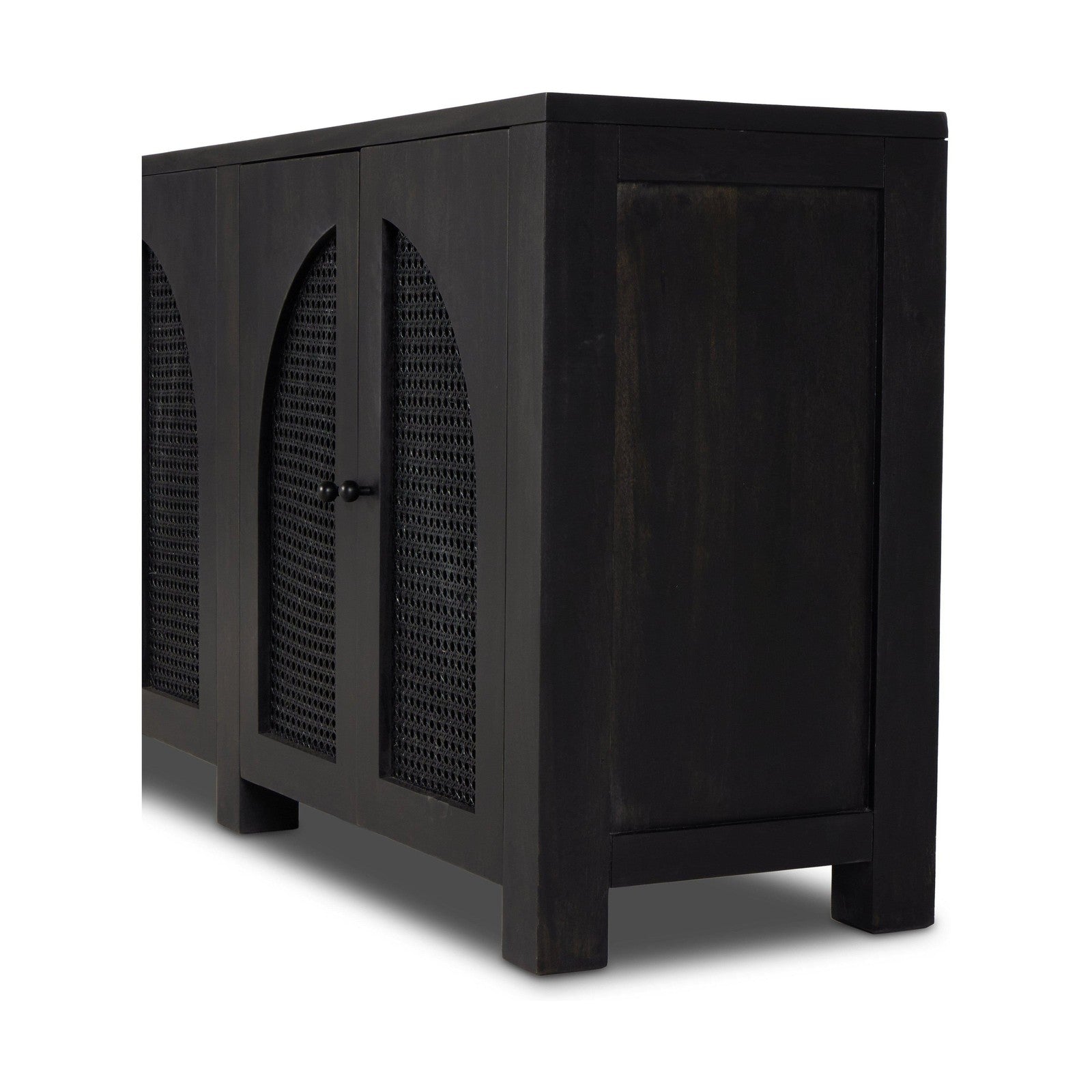 Tilda 6 Door Sideboard-Black Wash Mango