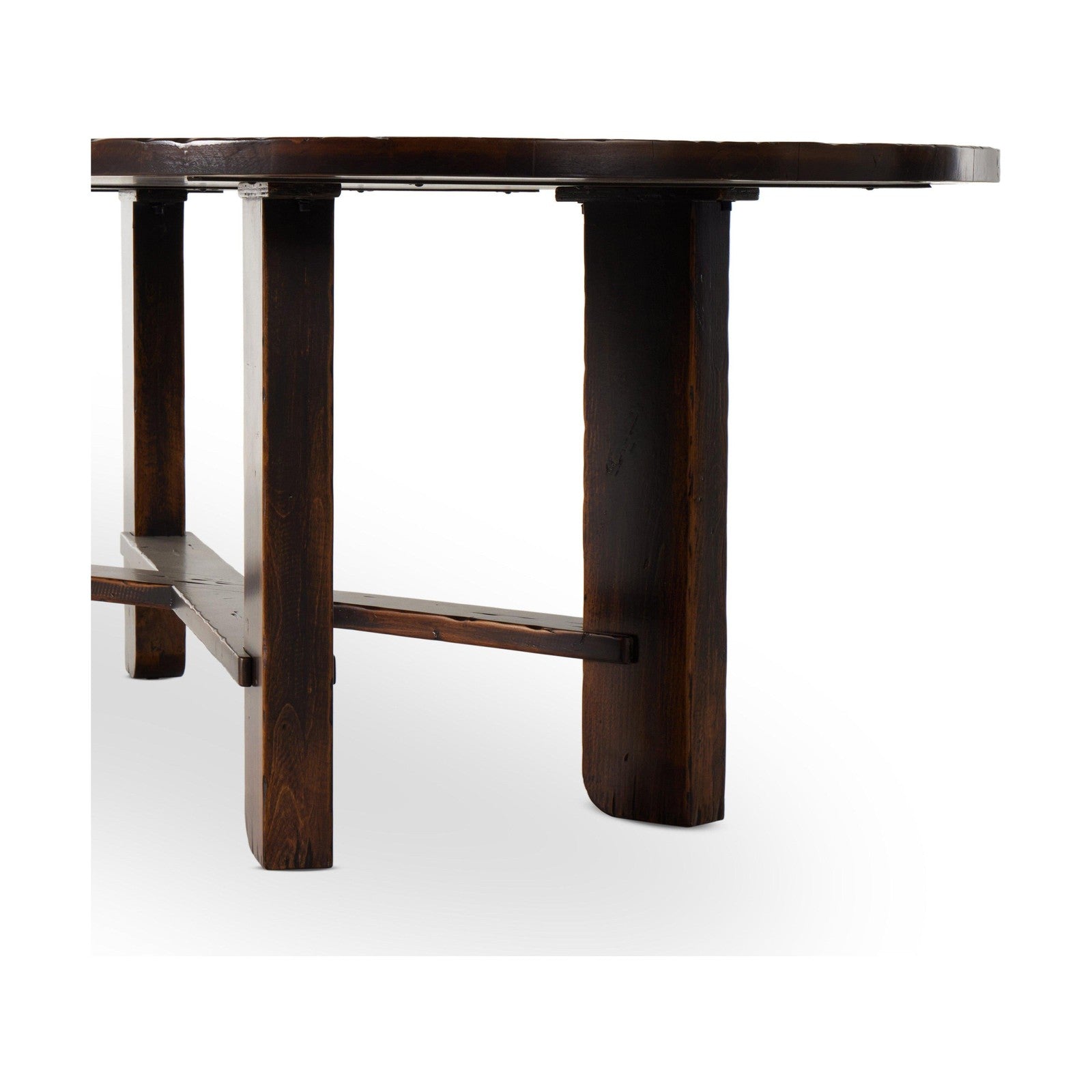 Ovilla Oval Dining Table-Distressed