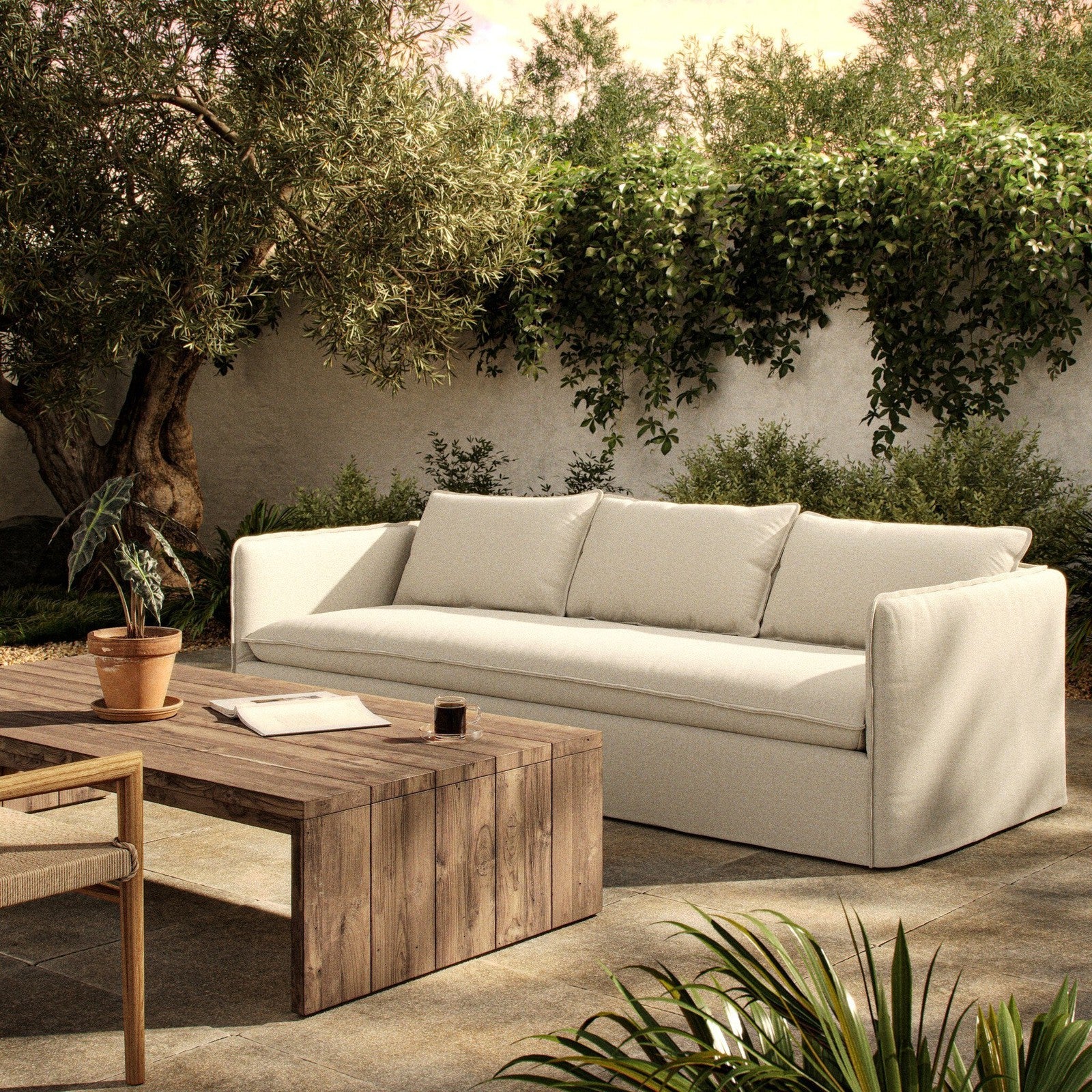 Four Hands Andre Outdoor Sofa