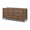 Glenview 6 Drawer Dresser-Weathered Oak