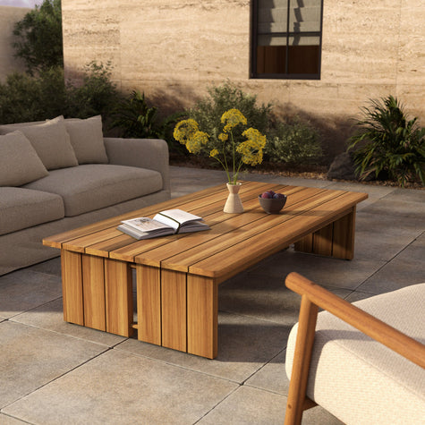 Chapman Outdoor Coffee Table-Natural