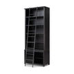 Admont Bookcase And Ladder-Worn Blk