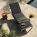 Four Hands Sherwood Outdoor Chaise, Washed Brown
