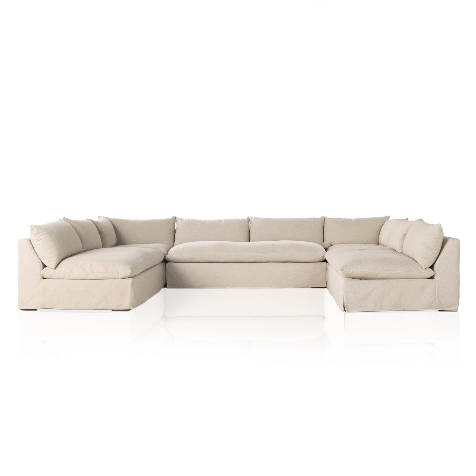 Grant Slipcover 5-Piece Sectional