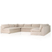 Grant Slipcover 5-Piece Sectional