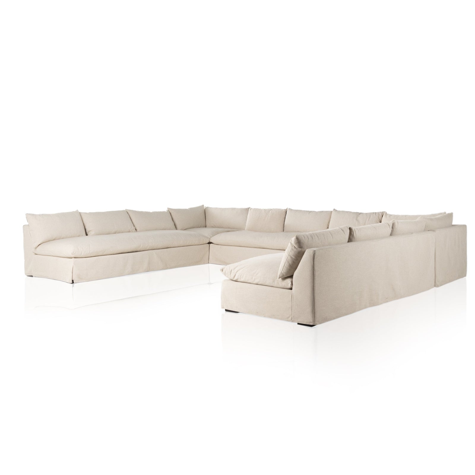 Grant Slipcover 5-Piece Sectional