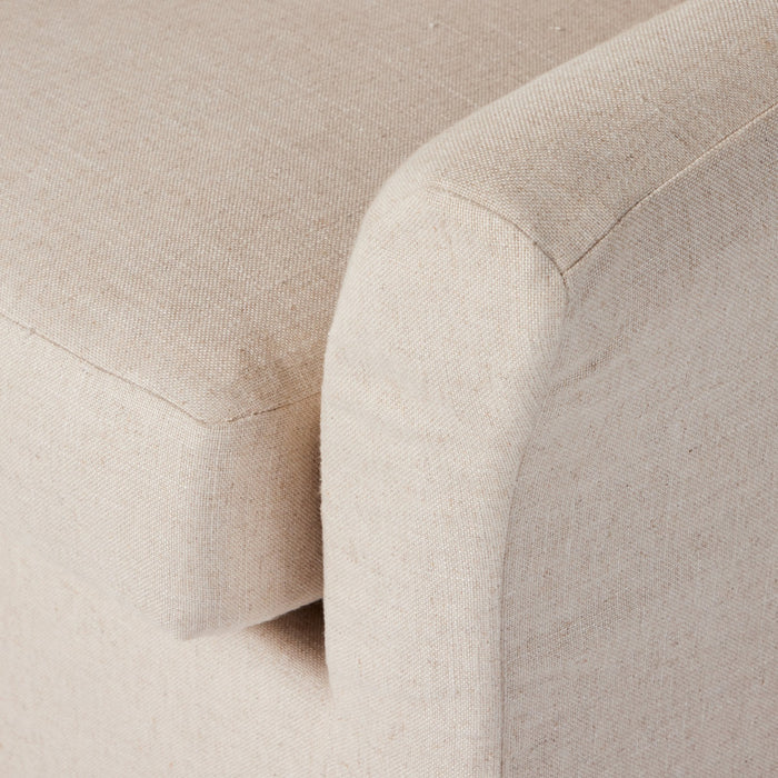 Delray Slipcover Chair And A Half-Creme