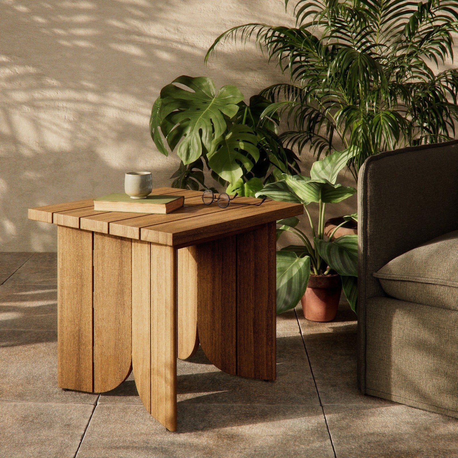 Four Hands Joette Outdoor End Table