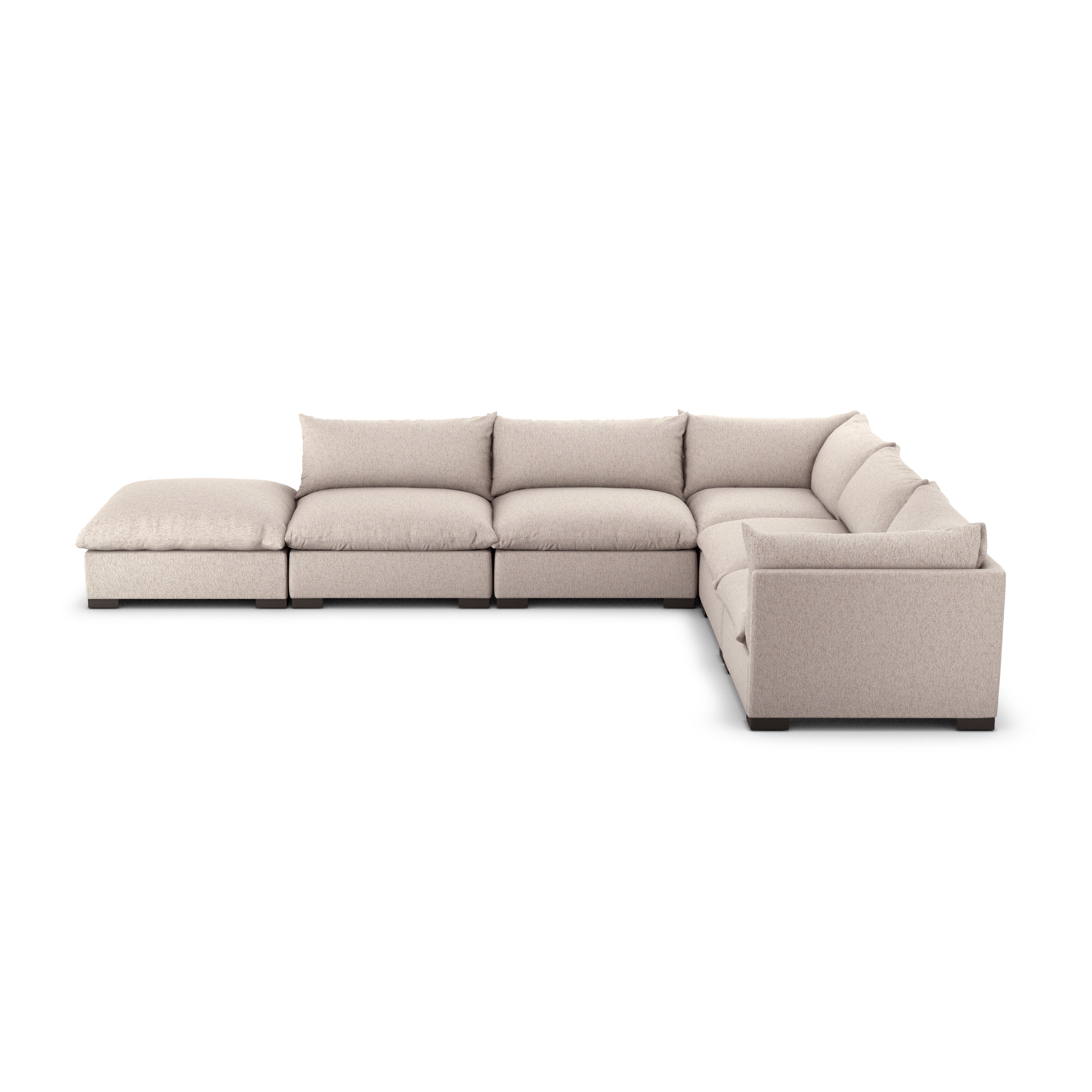 Westwood 5-Piece Sectional with Raf Ottoman